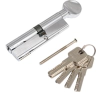 Цилиндровый механизм PUNTO Z3002Knob10050+10+40 с вертушкой CP хром 48043