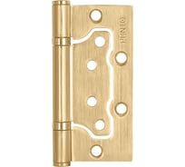 Петля универсальная без врезки PUNTO IN4200W/HD SSG 200-2B 100x2,5 сатинированное золото 48383