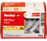 Дюбель для полнотелых материалов Fischer SX Plus 6x30 (100 шт.) 568006 4