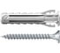Дюбель для полнотелых материалов Fischer SX Plus 8x40 S (с шурупом 5,0x55 SK) (50 шт.) 568208 1