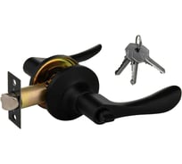 Ручка с защелкой-кноб PALIDORE Arsenal 891 BLACK ET, черн. 98761490