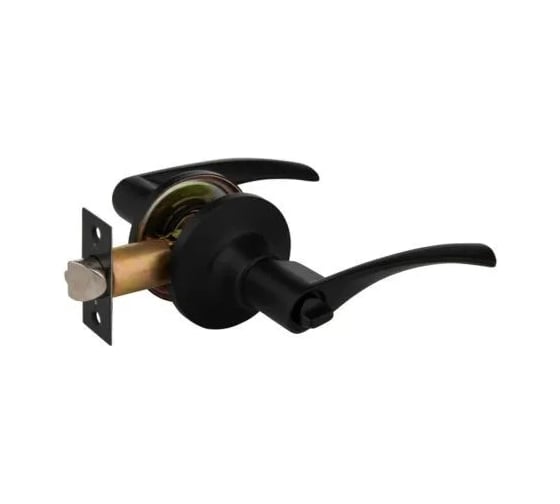 Ручка с защелкой-кноб PALIDORE Arsenal 860 BLACK BK, черн. 98761488