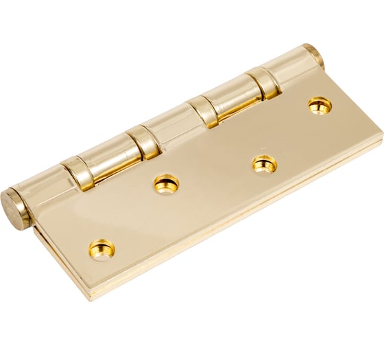 Петля врезная PALIDORE блистер, подшипник, 100x70x3, 4BB PB, золото блестящее 98761510 1