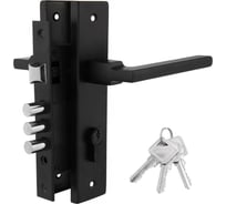 Дверной комплект PALIDORE LHS 6237-220, 3 ключа, Black 98761524