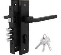 Дверной комплект PALIDORE LHS 6237-220, 3 ключа, Black 98761524