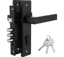 Дверной комплект PALIDORE LHS 6237-202, 3 ключа, Black 98761523