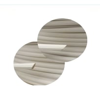 Заглушка паза штапика для окон и дверей ПВХ KOMFORT москитные системы прямая, белая, 2 м УПШ00663