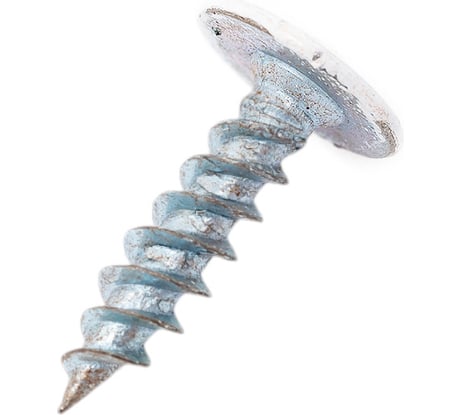 Саморез с прессшайбой ЖЕСТЬ острый, 4,2x16 мм, RAL9003, 20 шт., европодвес УТ-00010094