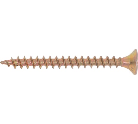 Саморез универсальный ЖЕСТЬ желтый цинк, 4x40 мм, 15 шт., европодвес УТ-00003288