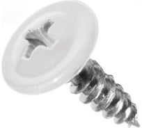 Саморез с прессшайбой ЖЕСТЬ острый, 4,2x25 мм, RAL9003, 400 шт., контейнер 500 мл УТ-00010159