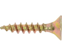 Саморез универсальный ЖЕСТЬ желтый цинк, 5x25 мм, 14 шт., европодвес УТ-00003306