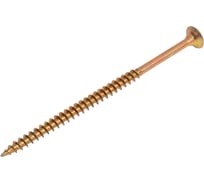 Саморез универсальный ЖЕСТЬ желтый цинк, 6x110 мм, 2 шт., европодвес УТ-00003331