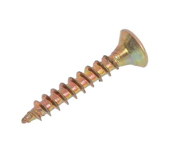 Саморез универсальный ЖЕСТЬ желтый цинк, 2,5x16 мм, 25 шт., европодвес УТ-00003220 1