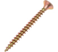 Саморез универсальный ЖЕСТЬ желтый цинк, 6x60 мм, 5 шт., европодвес УТ-00003342