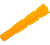 Дюбель универсальный трехраспорный ЖЕСТЬ без борт, полипропилен, 6x42 мм, 20 шт., европодвес УТ-00006098