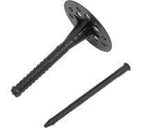 Дюбель для крепления теплоизоляции ЖЕСТЬ пласт. стержень, 10x90 мм, 50 шт., пакет УТ-00004651