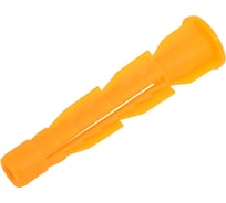 Дюбель универсальный трехраспорный ЖЕСТЬ с борт, полипропилен, 6x37 мм, 20 шт., европодвес УТ-00008511