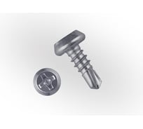 Саморез ЖЕСТЬ "клоп " со сверлом, оцинкованный, 3,5x9,5 мм, 1000 шт., контейнер 500 мл УТ-00008947