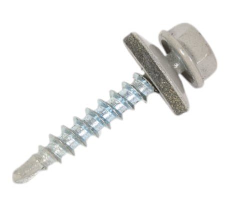 Кровельный саморез ЖЕСТЬ 4.8x29 мм, RAL7004, серый, 10 шт., европодвес УТ-00002501