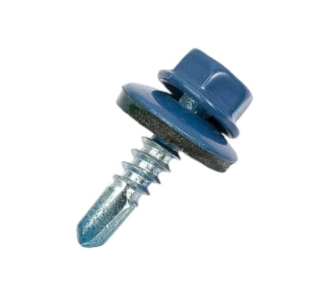 Кровельный саморез ЖЕСТЬ 4.8x70 мм, RAL5005, насыщенный синий, 6 шт., европодвес УТ-00009592