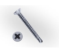 Саморез оконный ЖЕСТЬ со сверлом, белый цинк, 3,9x25 мм, 500 шт., контейнер 500 мл УТ-00002807