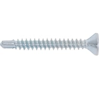 Саморез оконный ЖЕСТЬ со сверлом, белый цинк, 3,9x32 мм, 25 шт., европодвес УТ-00008954