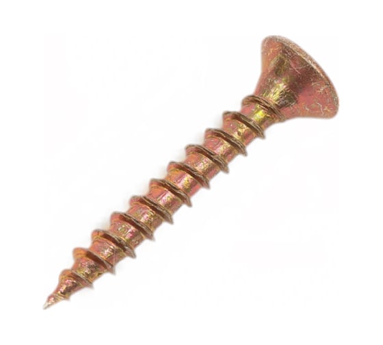 Саморез универсальный ЖЕСТЬ желтый цинк, 3x20 мм, 200 шт., коробка УТ-00012109 1