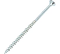 Саморез универсальный ЖЕСТЬ белый цинк, 6x100 мм, 2 шт., европодвес УТ-00003200