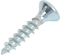 Саморез универсальный ЖЕСТЬ белый цинк, 2,5x12 мм, 300 шт., коробка УТ-00012086