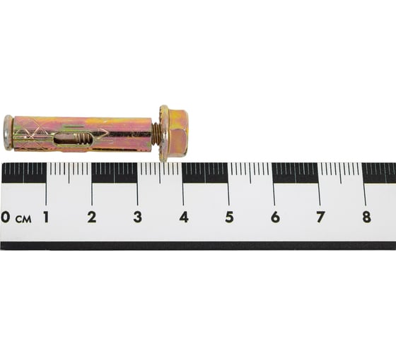 Анкерный болт с гайкой ЖЕСТЬ М8x40 мм, 2 шт., европодвес УТ-00001766
