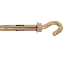 Анкерный болт с крюком ЖЕСТЬ М10x60 мм, 2 шт., европодвес УТ-00008506