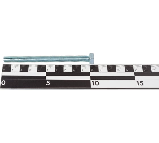 Болт ЖЕСТЬ DIN 933, цинк, М8x100 мм, 2 шт., европодвес УТ-00005484