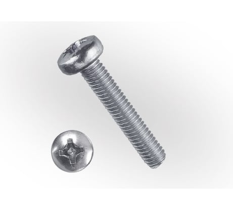 Винт ЖЕСТЬ DIN 7985, цинк M6x40 мм, 10 шт., европодвес УТ-00001938