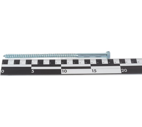 Болт сантехнический ЖЕСТЬ DIN 571, 8x180 мм, 20 шт., пакет УТ-00010442