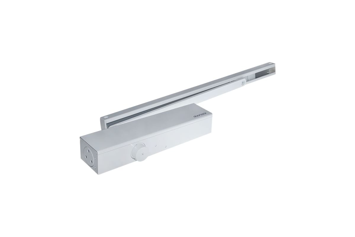 Дверной доводчик DOORLOCK DL300S BC size 3-5 со скользящей тягой, белый ...