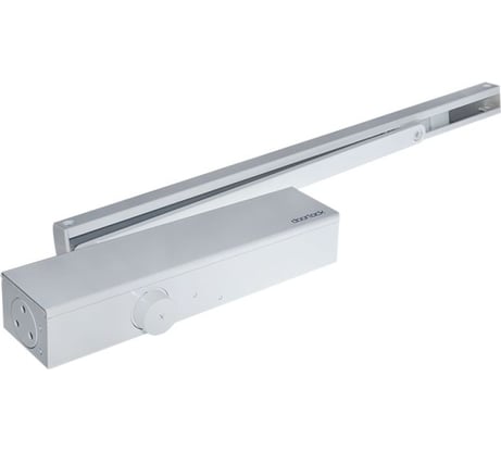 Дверной доводчик DOORLOCK DL300S BC size 3-5 со скользящей тягой, белый 75556