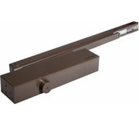 Дверной доводчик DOORLOCK DL300S BC size 3-5 со скользящей тягой, коричневый 75557