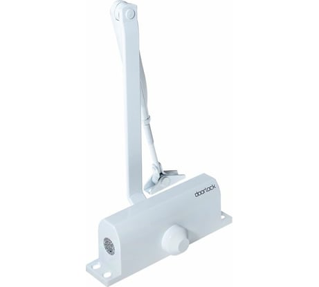 Дверной доводчик DOORLOCK DL70 EN2/3/4 белый, вес двери до 90 кг, крепежные размеры 162-165мм х 19мм 75545
