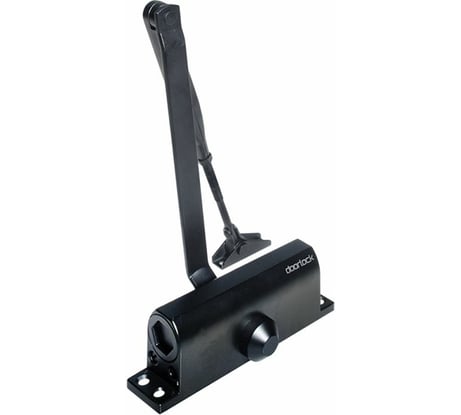 Дверной доводчик DOORLOCK DL70 EN2/3/4 черный, вес двери до 90 кг, крепежные размеры 162-165мм х 19мм 75547