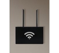 Полка держатель для роутера Wi-Fi ООО СКП 160*270*65, 1,5 мм ДДК-001Ч