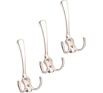 Комплект крючков Kerron 3 шт. KR 0050 SN, матовый никель SET(KR 0050 SN)
