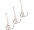 Комплект крючков Kerron 3 шт. KR 0050 SN, матовый никель SET(KR 0050 SN) 1