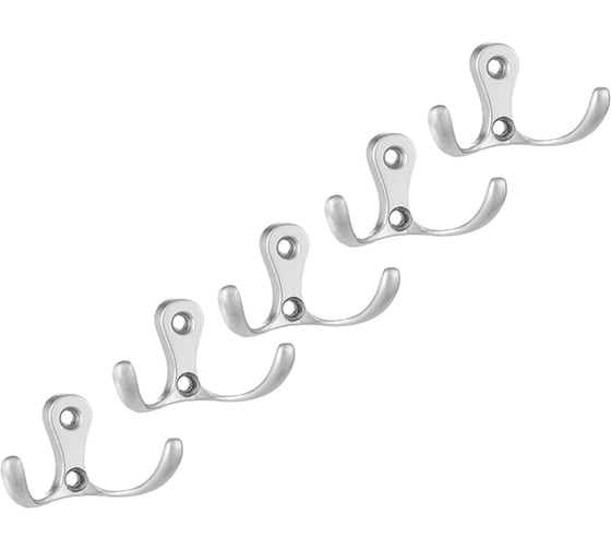 Комплект крючков Kerron 5 шт. KR 0010 SC, матовый хром SET(KR 0010 SC) 1