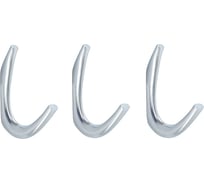 Комплект крючков Kerron 3 шт. KR 0080 SC, матовый хром SET(KR 0080 SC)