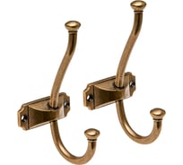 Комплект из 2 шт. мебельный крючок Kerron KR 0420 AB, античная бронза SET2(KR 0420 AB)