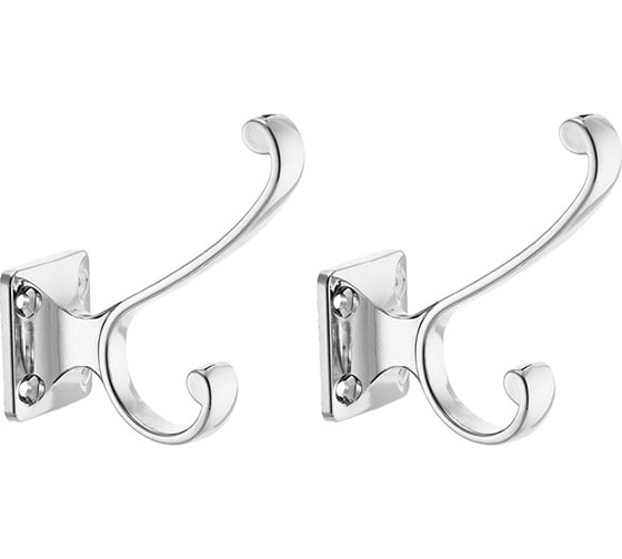 Комплект крючков Kerron 2 шт. KR 0130, хром SET(KR 0130)