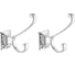 Комплект крючков Kerron 2 шт. KR 0130, хром SET(KR 0130) 1