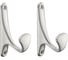 Комплект крючков Kerron 2 шт. KR 0090 SC, матовый хром SET(KR 0090 SC) 1