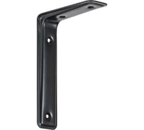 Кронштейн VORMANN 3-F 160х105х40 мм, оцинкованный, цвет: черный, 00165 160 S