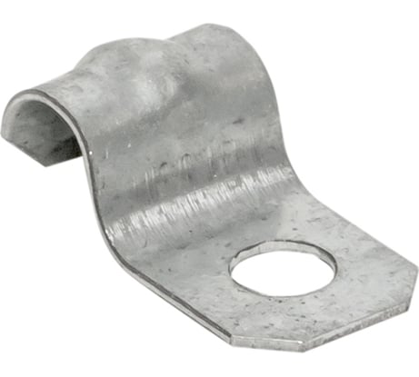 Металлическая однолапковая скоба EKF d10-11 мм 10 шт. PROxima sm-1-10-11-r